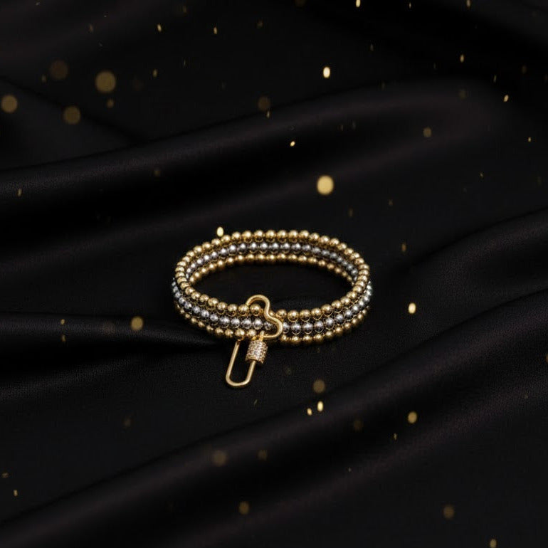 Pulsera Bitono "Esencia Trinity" Cruz