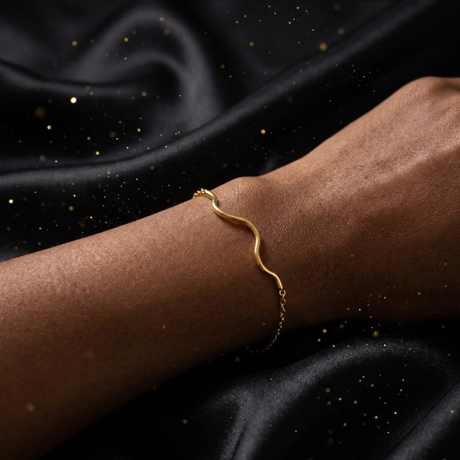 Conjunto Dorado "Sinusoidal"