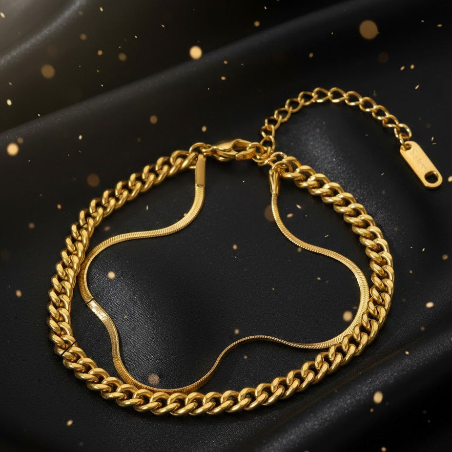 Pulsera Dorada "Linaje Vida"