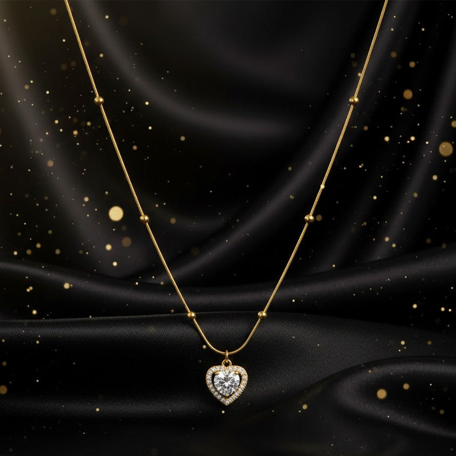 Collar Dorado Aliento de Amor