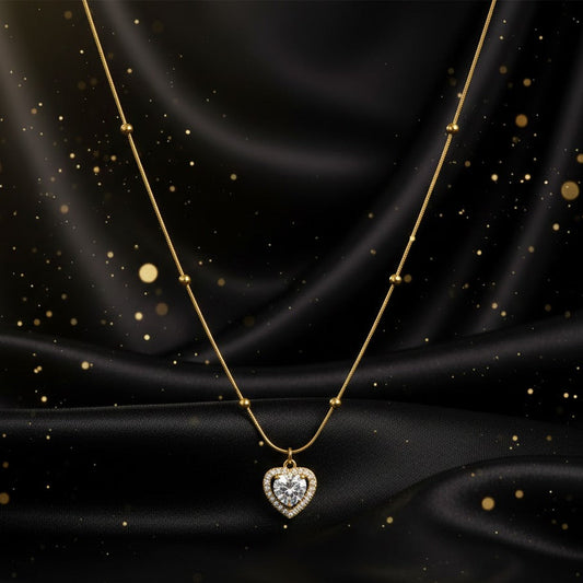 Collar Dorado Aliento de Amor