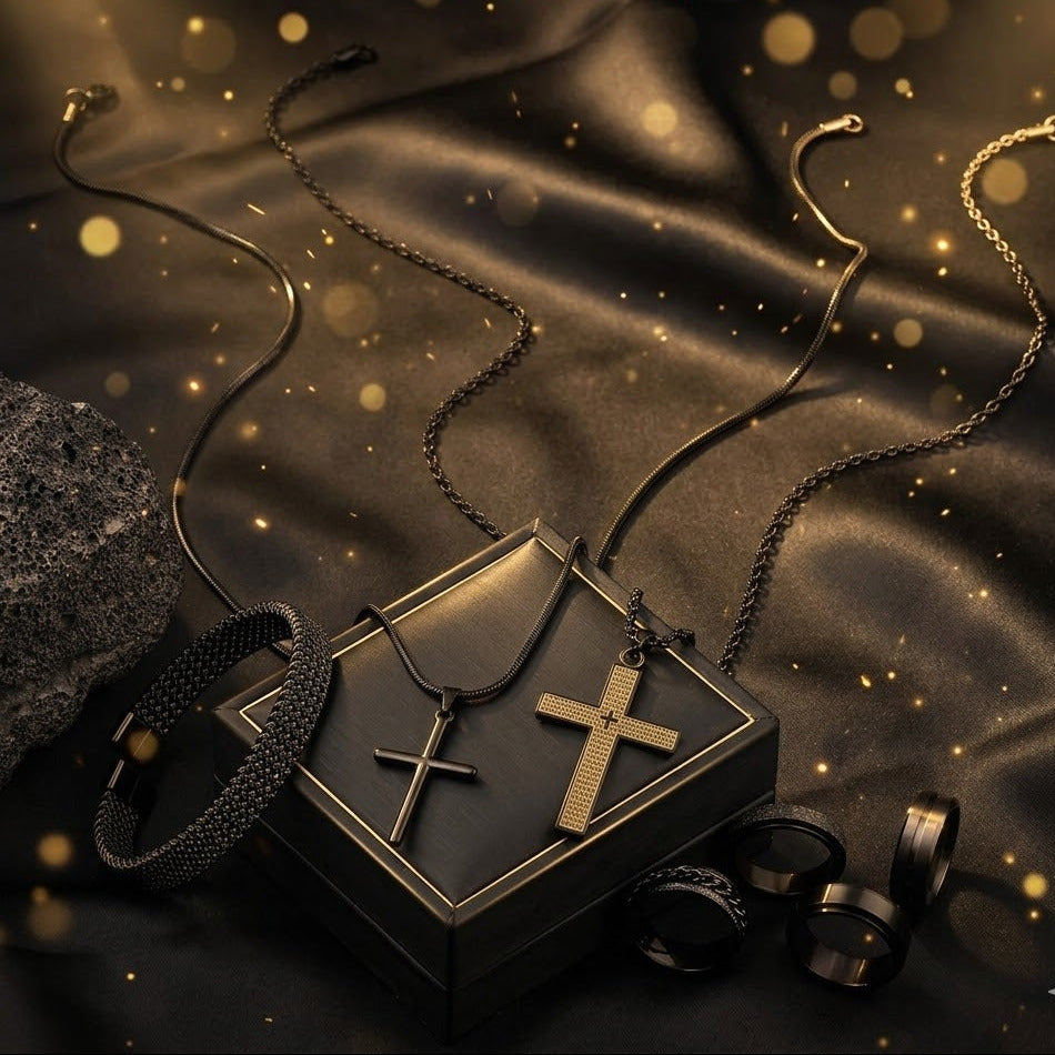 Conjunto de 7 Piezas Negro "Soberania"