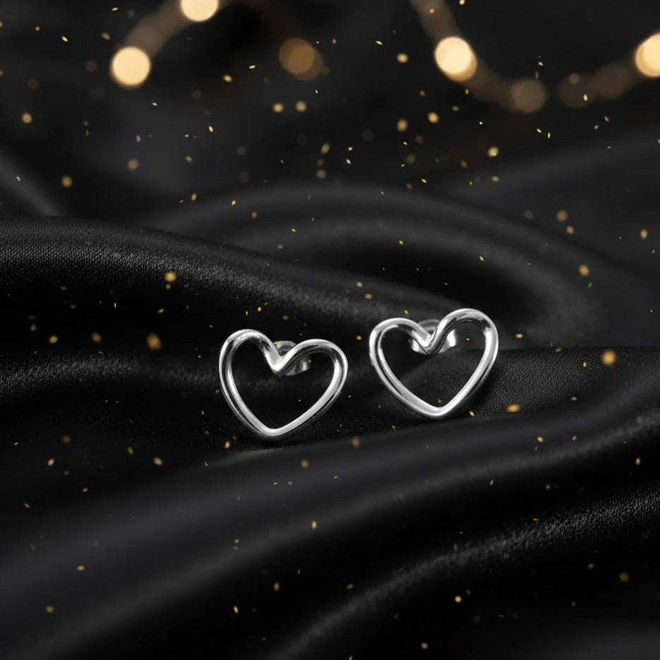 Conjuto Plateado 4 piezas "Iconditional Love"