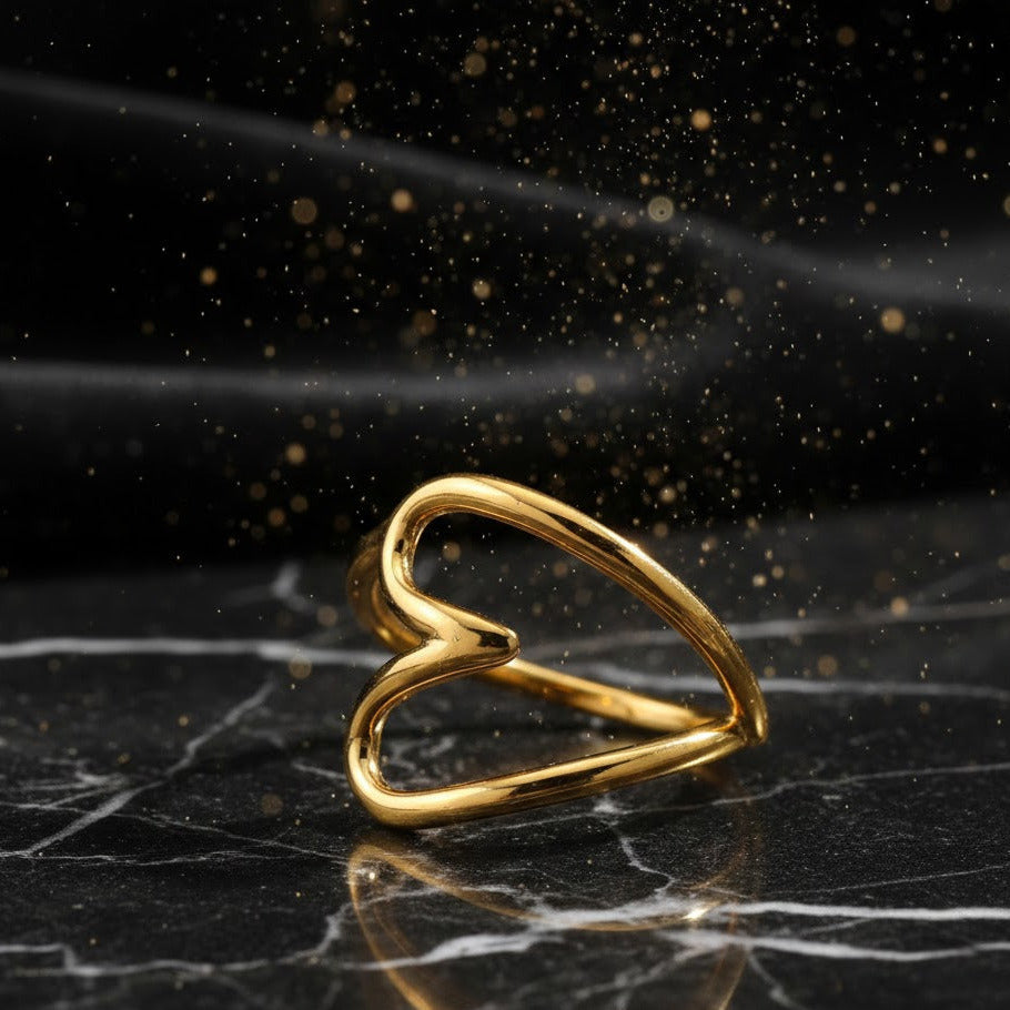Conjuto Dorado 4 piezas "Iconditional Love"