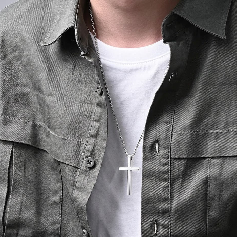 Collar Plateado "Filipenses 4:13"