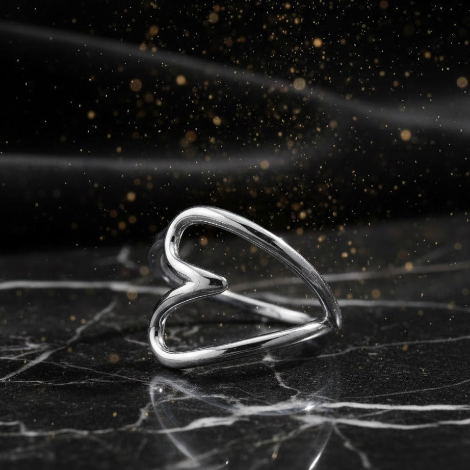 Conjuto Plateado 4 piezas "Iconditional Love"